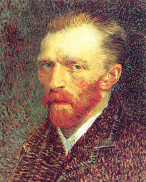 Self-portrait of Vincent van Gogh