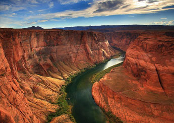 A view of the Grand Canyon.