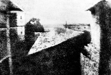 The first Photograph taken by Joseph Nicphore Nipce