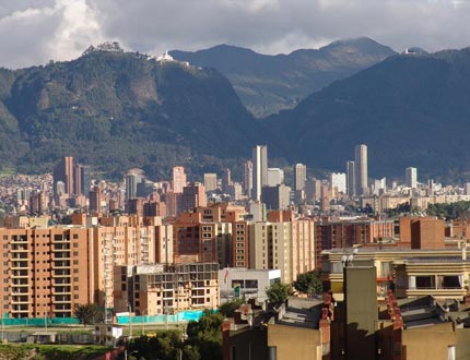 View of downtown Bogota