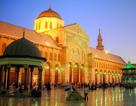 The Umayyad Mosque is Damascus