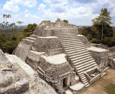 Mayan ruins at El Caracol