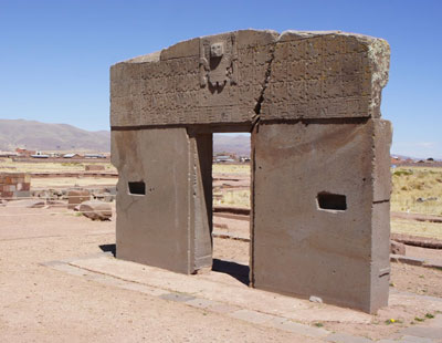 The Gate of the Sun (Puerta del Sol) monument