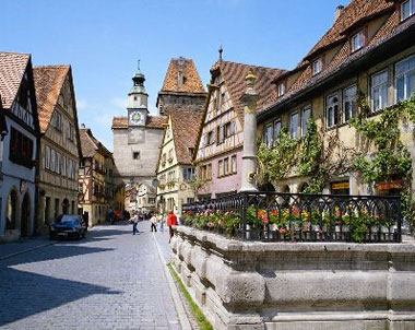 A rural town in Rothenberg