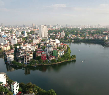 The city of Hanoi