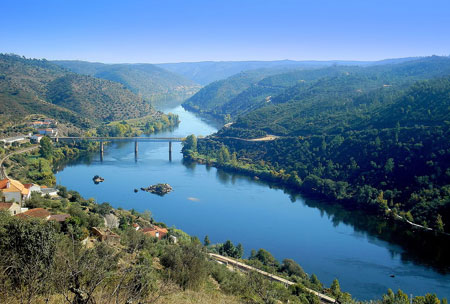 Rio Tejo river in Belver, Alentejo