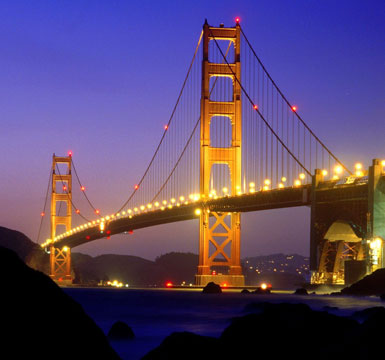 Golden Gate Bridge From Baker Beach San Francisco