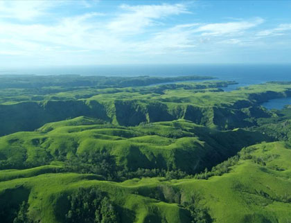 Scenery of Tufi in the Oro Province