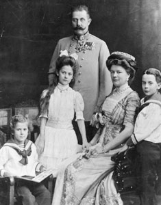 Franz Ferdinand and his family